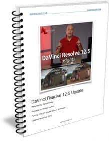 DaVinci Resolve 12.5 Update: Table of Contents