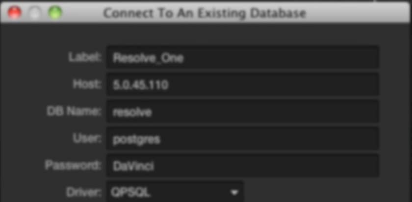 How to Set Up a DaVinci Resolve Shared Database