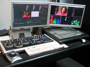 My editing / grading suite, in 2008