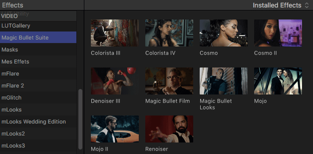 MB Suite Plugins in FCPX