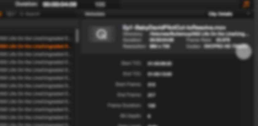 Playing 720p23.976 Inside DaVinci Resolve