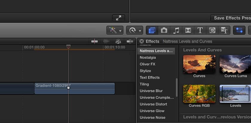 An Overview of Nattress Levels and Curves for FCP X