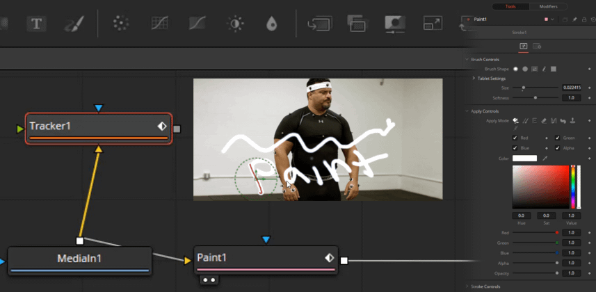 How To Paint, Track, and Remove A Logo In DaVinci Resolve 15's Fusion Page