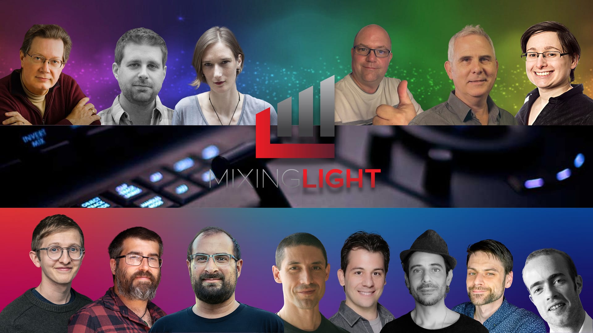 Mixing Light's team of post production professionals.