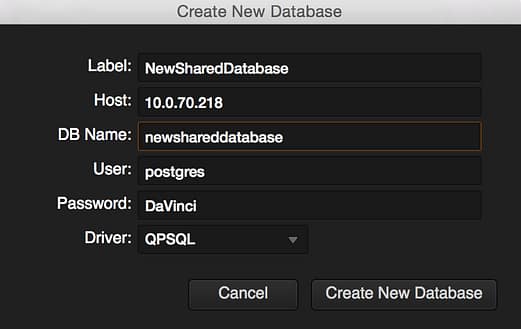 shared database