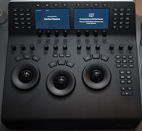 DaVinci Resolve Mini Colorist Control Surface