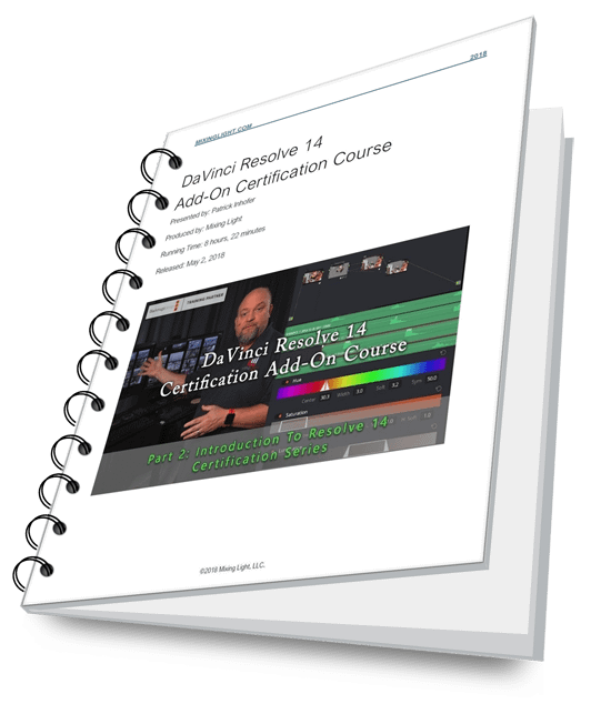 DaVinci Resolve 14 Add-On Certification Course