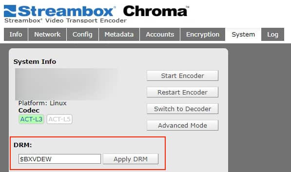 Streambox DRM