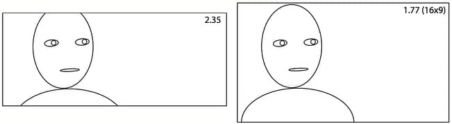 Comparing the 2.35 and 16:9 aspect ratios