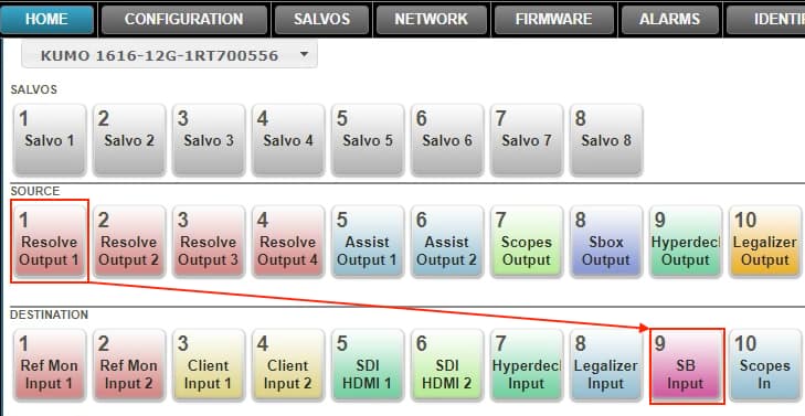 Streambox routing