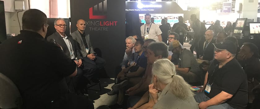 Robbie Carman hosts a discussion about HDR and Dolby Vision at NAB 2019