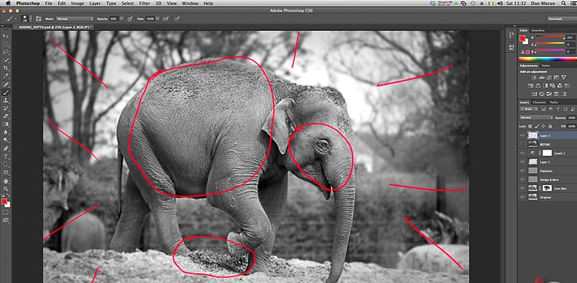 Adding Depth To A Shot Using Localized Contrast