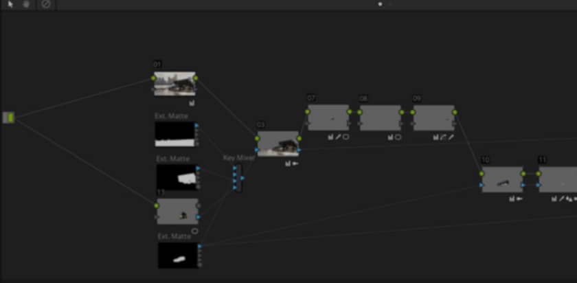 Using the Key Mixer in DaVinci Resolve