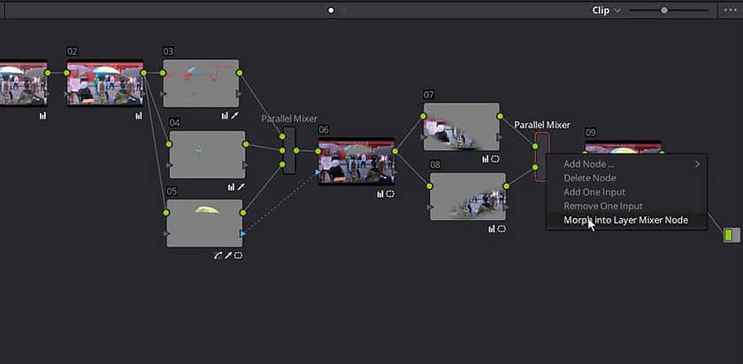 Two Ways of Using DaVinci Resolve's Parallel Mixer Node