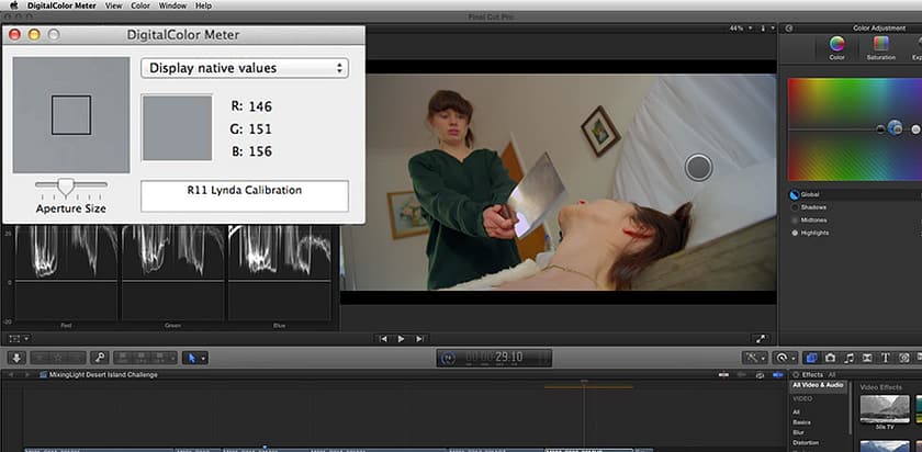 Final Cut Pro X Color Correction Desert Island Challenge