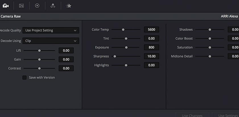 Resolve Color Management & Raw Footage