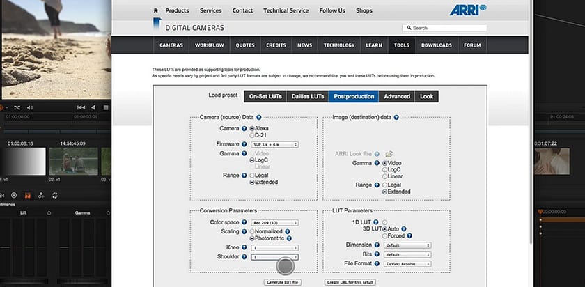 How To Use the Arri LUT Generator - Part 1