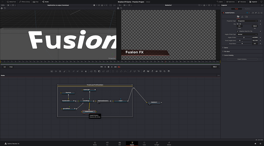 DaVinci Resolve Compositing Platform