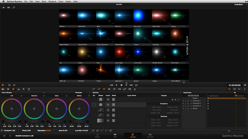The Knoll Light Factory EZ preset browser