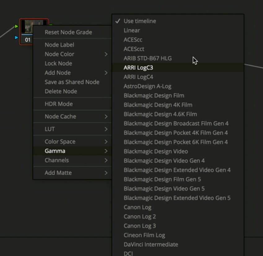 Learn the creative uses for the Color Space, Gamma, and Channels contextual menu items.