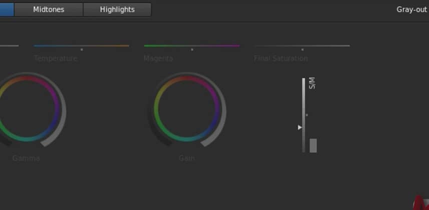 Tonal Range Sliders in SpeedGrade CC