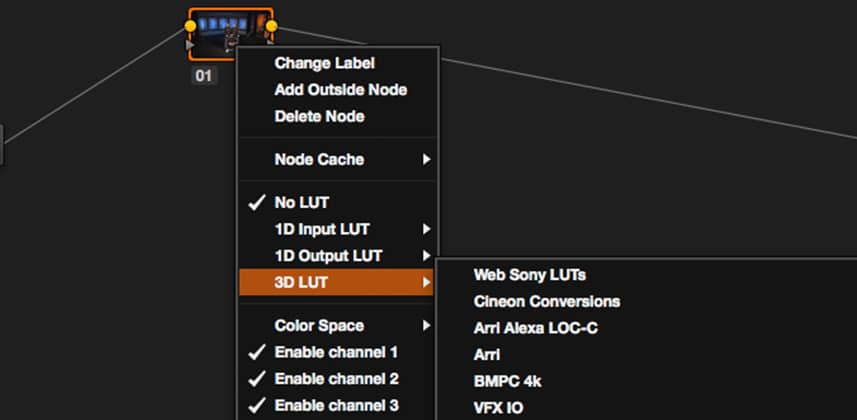 Building A Visual LUT Library In Resolve 11