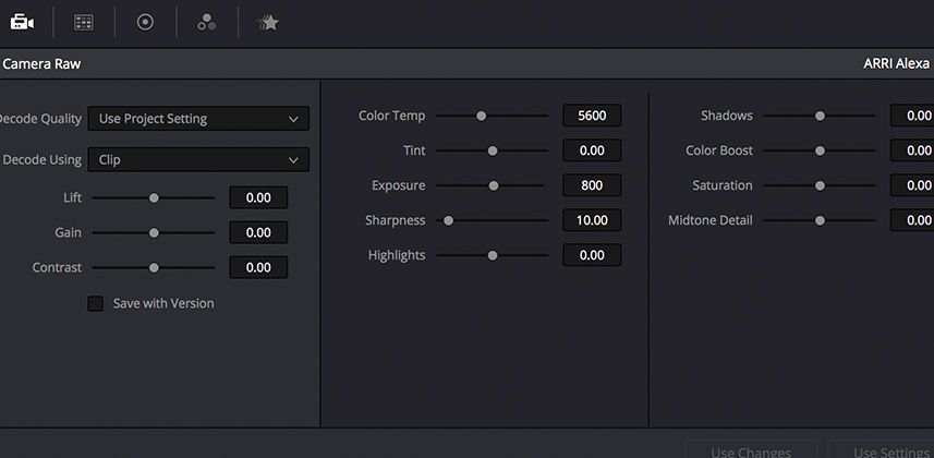 Resolve Color Management & Raw Footage