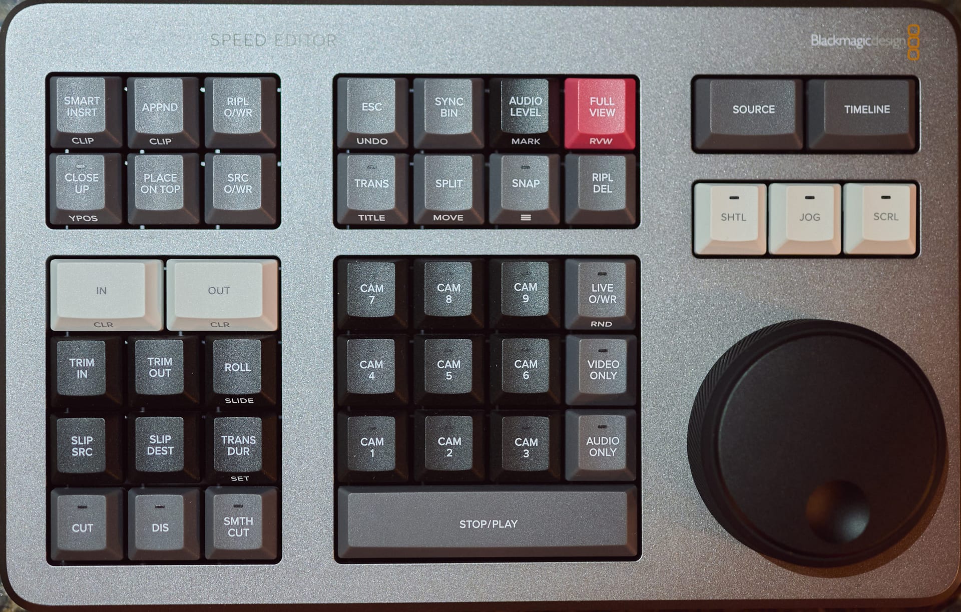 davinci resolve speed editor keyboard