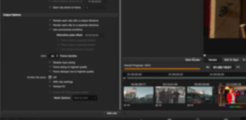 DaVinci Resolve: Working With 'Handles' While Color Correcting
