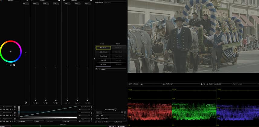 Baselight For Avid – Primary Corrections